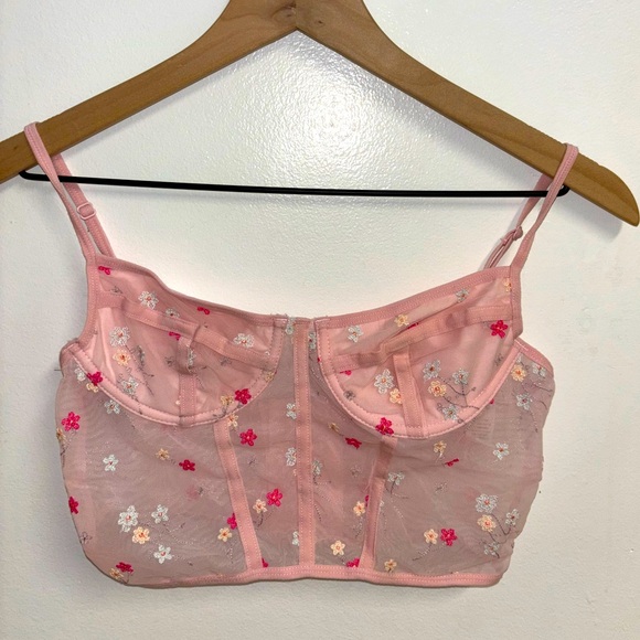 Adorable Floral Corset Top - Picture 1 of 3